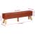 Bancă de gimnastică, maro, 160 cm, piele naturală GartenMobel Dekor