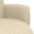 Scaun rabatabil cu suport pentru picioare crem material textil GartenMobel Dekor