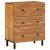 Dulap lateral, 60x33x75 cm, lemn masiv de acacia GartenMobel Dekor