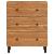 Dulap lateral, 60x33x75 cm, lemn masiv de acacia GartenMobel Dekor