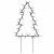 Decor brad cu lumini de Crăciun cu țăruși 3 buc. 50 LED 30 cm GartenMobel Dekor
