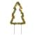 Decor brad cu lumini de Crăciun cu țăruși 3 buc. 50 LED 30 cm GartenMobel Dekor
