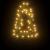 Decor brad cu lumini de Crăciun cu țăruși 3 buc. 50 LED 30 cm GartenMobel Dekor