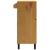 Masa de bar "FLAM", 92x45x110 cm, lemn masiv de pin GartenMobel Dekor