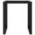 Picioare Măsuță de cafea O-Frame 60x60x73 cm Oţel GartenMobel Dekor