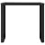 Picioare Măsuță de cafea O-Frame 80x40x73 cm Oţel GartenMobel Dekor