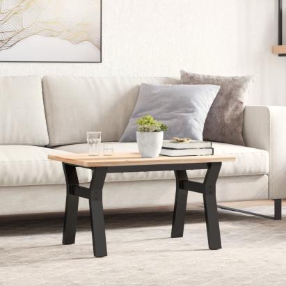 Picioare Măsuță de cafea Y-Frame 60x40x38 cm Oţel GartenMobel Dekor