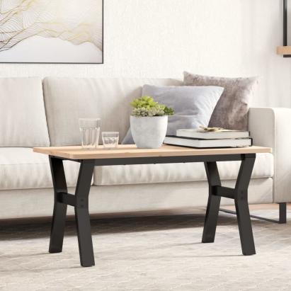 Picioare Măsuță de cafea Y-Frame 80x40x43 cm Oţel GartenMobel Dekor