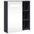 Dulap cu oglindă de baie cu lumină LED, gri, 45x13x52 cm GartenMobel Dekor