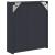Dulap cu oglindă de baie cu lumină LED, gri, 45x13x52 cm GartenMobel Dekor