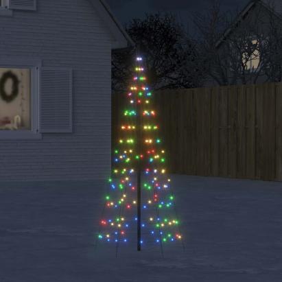 Pom de Crăciun LED 200 LED-uri colorate 180 cm GartenMobel Dekor