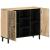 Dulap lateral, 90x33x75 cm, lemn masiv de mango GartenMobel Dekor