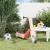 Trotinetă pentru copii 2 în 1, roșu GartenMobel Dekor