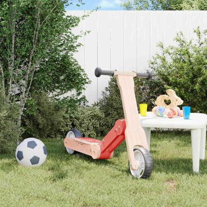 Trotinetă pentru copii 2 în 1, roșu GartenMobel Dekor
