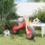 Bicicletă echilibru pentru copii, cauciucuri pneumatice, roșu GartenMobel Dekor