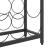 Suport sticle vin 27 de sticle, negru 34x18x100 cm fier forjat GartenMobel Dekor