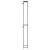 Suport sticle vin 57 de sticle, negru 34x18x200 cm fier forjat GartenMobel Dekor