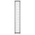Suport sticle vin 57 de sticle, negru 34x18x200 cm fier forjat GartenMobel Dekor
