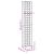 Suport sticle vin 57 de sticle, negru 34x18x200 cm fier forjat GartenMobel Dekor