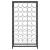 Suport sticle vin, 45 de sticle negru 54x18x100 cm fier forjat GartenMobel Dekor