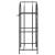 Suport sticle vin 33 de sticle, negru 45x36x100 cm fier forjat GartenMobel Dekor