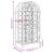 Suport sticle vin 33 de sticle, negru 45x36x100 cm fier forjat GartenMobel Dekor