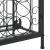 Suport sticle vin 33 de sticle, negru 45x36x100 cm fier forjat GartenMobel Dekor