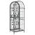 Suport sticle vin 41 de sticle, negru 45x36x120 cm fier forjat GartenMobel Dekor