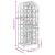 Suport sticle vin 41 de sticle, negru 45x36x120 cm fier forjat GartenMobel Dekor