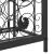 Suport sticle vin 73 de sticle, negru 45x36x200 cm fier forjat GartenMobel Dekor