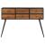 Masă consolă cu sertare, 116x30x76 cm, lemn masiv tec reciclat GartenMobel Dekor