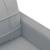 Canapea cu 2 locuri, gri deschis, 120 cm, material textil GartenMobel Dekor