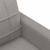 Canapea cu 2 locuri, gri taupe, 120 cm, material textil GartenMobel Dekor