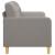 Canapea cu 2 locuri, gri taupe, 140 cm, material textil GartenMobel Dekor