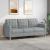 Canapea cu 3 locuri, gri deschis, material 180CM textil GartenMobel Dekor