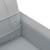 Canapea cu 3 locuri, gri deschis, material 180CM textil GartenMobel Dekor