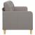 Canapea cu 3 locuri, taupe, 180 cm, material textil GartenMobel Dekor