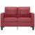 Canapea cu 2 locuri, roșu vin, 120 cm, material textil GartenMobel Dekor