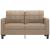 Canapea cu 2 locuri, cappuccino, 140 cm, piele ecologică GartenMobel Dekor