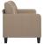 Canapea cu 2 locuri, cappuccino, 140 cm, piele ecologică GartenMobel Dekor