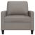 Fotoliu canapea, gri taupe, 60 cm, material textil GartenMobel Dekor