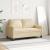 Canapea cu 2 locuri, crem, 120 cm, material textil GartenMobel Dekor
