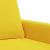 Canapea cu 2 locuri, galben deschis, 120 cm, material textil GartenMobel Dekor