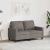 Canapea cu 2 locuri, gri taupe, 120 cm, material textil GartenMobel Dekor