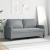 Canapea cu 2 locuri, gri deschis, 140 cm, material textil GartenMobel Dekor