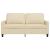 Canapea cu 2 locuri, crem, 140 cm, material textil GartenMobel Dekor