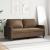 Canapea cu 2 locuri, maro, 140 cm, material textil GartenMobel Dekor