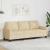 Canapea cu 3 locuri, crem, 180 cm, material textil GartenMobel Dekor