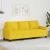 Canapea cu 3 locuri, galben deschis, 180 cm, material textil GartenMobel Dekor