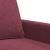 Canapea cu 3 locuri, roșu vin, 180 cm, material textil GartenMobel Dekor